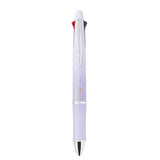 Pilot Dr. Grip 4+1 Ballpoint Multi Pen - 4 Ink Colour 0.3 mm + 0.3 mm Pencil - Pale Lavender - Multi Pens - Bunbougu