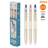 Pilot Juice Gel Pen 10th Anniversary Limited Edition - Fairy Tale Series - 3 Colour Set - 0.5 mm - The Little Mermaid - Gel Pens - Bunbougu