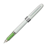 Platinum Plaisir AURA Fountain Pen - Colour of The Year Limited Edition - Healing Green - Fine Nib - Fountain Pens - Bunbougu