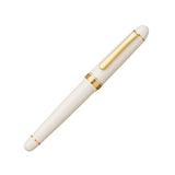 Platinum 3776 Century Fountain Pen - Chenonceau White - 14k Gold - Medium Nib -  - Fountain Pens - Bunbougu