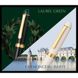 Platinum 3776 Century Fountain Pen - Chenonceau White - 14k Gold - Medium Nib -  - Fountain Pens - Bunbougu