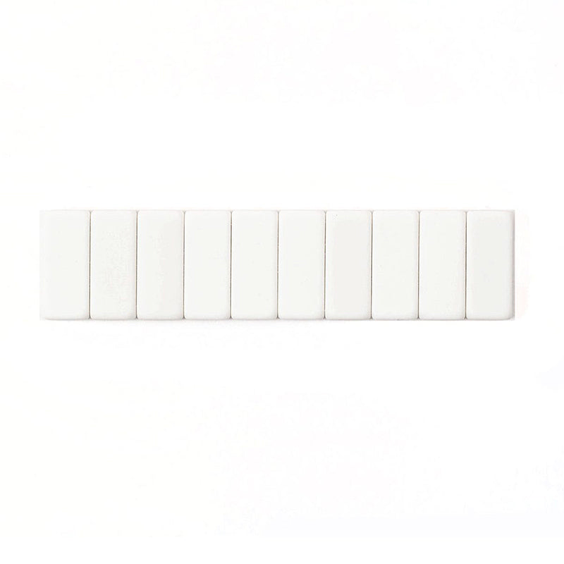 Palomino Blackwing - Pencil Replacement Erasers - Pack of 10 - White -  - Refills - Bunbougu