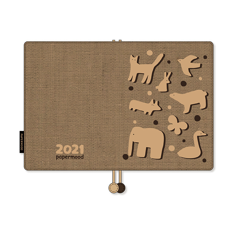 Papermood Planner Cover - Animal Sandwich Biscuit - B6 -  - Notebook Accessories - Bunbougu