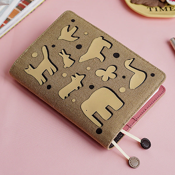 Papermood Planner Cover - Animal Sandwich Biscuit - B6 -  - Notebook Accessories - Bunbougu