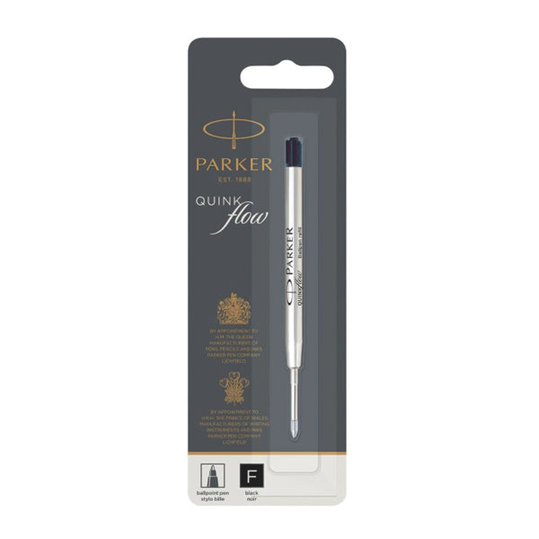 Parker Quink Flow Ballpoint Refill for Rotring - Black - 0.8 mm -  - Refills - Bunbougu