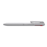 Pentel Calme Quiet Click Multi Ballpoint Pen - Black/Blue/Red Ink - 0.5 mm - White Body - Multi Pens - Bunbougu
