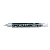 Pentel Fude Metallic Brush Pen - Ginnoho Silver -  - Brush Pens - Bunbougu
