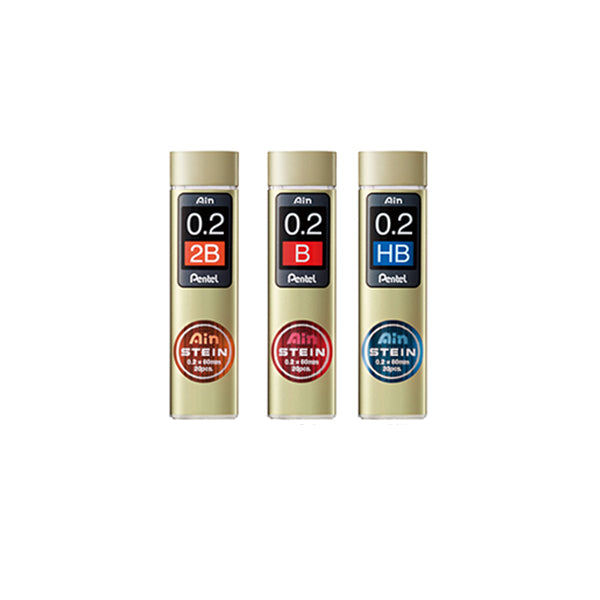 Pentel Ain Stein Lead - 0.2 mm -  - Pencil Leads - Bunbougu