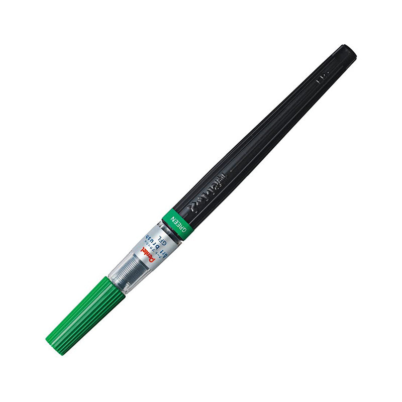 Pentel Art Brush Pens - Green - Brush Pens - Bunbougu