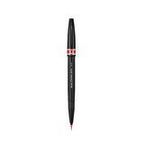 Pentel Artist Brush Sign Pen - Ultra Fine Tip - Red - Brush Pens - Bunbougu