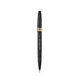 Pentel Artist Brush Sign Pen - Ultra Fine Tip - Orange - Brush Pens - Bunbougu