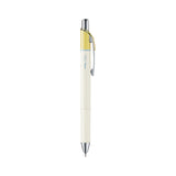 Pentel EnerGel Clena Gel Pen - 0.4 mm - Black Ink - Pastel Yellow Body - Gel Pens - Bunbougu