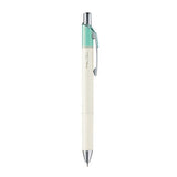 Pentel EnerGel Clena Gel Pen - 0.3 mm - Black Ink - Pastel Mint Green - Gel Pens - Bunbougu