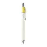 Pentel EnerGel Clena Gel Pen - 0.3 mm - Black Ink - Pastel Yellow - Gel Pens - Bunbougu