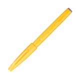 Pentel Fude Touch Brush Sign Pen - Yellow - Brush Pens - Bunbougu