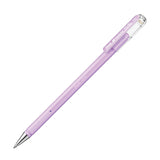 Pentel Hybrid Milky Gel Pen - Pastel Colours - 0.8 mm - Pastel Violet - Gel Pens - Bunbougu