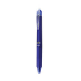 Pilot FriXion Ball Knock Retractable Gel Pen - 0.5 mm - Blue - Gel Pens - Bunbougu