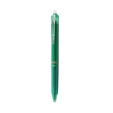 Pilot FriXion Ball Knock Retractable Gel Pen - 0.5 mm - Green - Gel Pens - Bunbougu