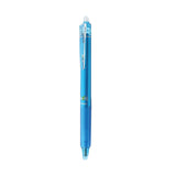 Pilot FriXion Ball Knock Retractable Gel Pen - 0.5 mm - Light Blue - Gel Pens - Bunbougu