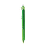 Pilot FriXion Ball Knock Retractable Gel Pen - 0.5 mm - Light Green - Gel Pens - Bunbougu
