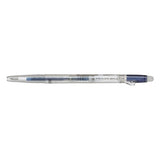 Pilot FriXion Ball Slim Gel Pen - Clear Body Version - 0.38 mm - Blue Black - Gel Pens - Bunbougu