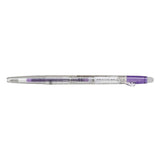 Pilot FriXion Ball Slim Gel Pen - Clear Body Version - 0.38 mm - Light Violet - Gel Pens - Bunbougu