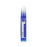 Pilot FriXion Gel Pen Refill - 0.5 mm - Pack of 3 - Blue - Refills - Bunbougu