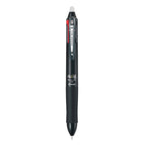 Pilot Frixion Ball Knock 4 Colour Gel Ink Multi Pen - 0.5 mm - Black - Multi Pens - Bunbougu