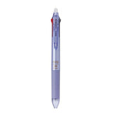 Pilot Frixion Ball Slim 3 Colour Gel Ink Multi Pen - 0.38 mm - Pearl Violet - Multi Pens - Bunbougu