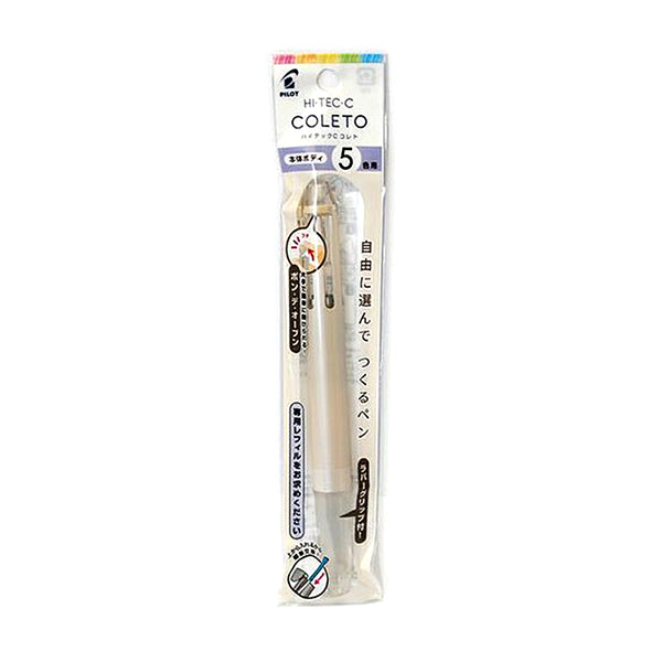 Pilot Hi-Tec-C Coleto Multi Pen Body - 5 Colour Components - Cream -  - Multi Pens - Bunbougu