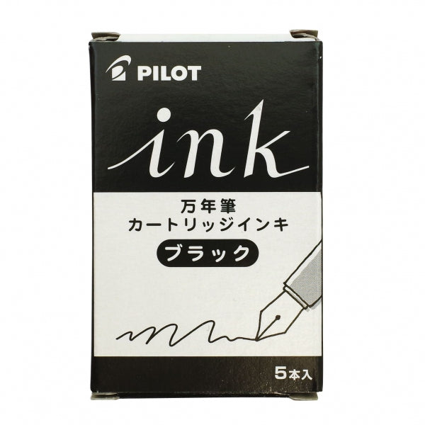 Pilot IRF-5S Ink Cartridge - 5 Cartridges - Black - Ink Cartridges - Bunbougu