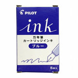 Pilot IRF-5S Ink Cartridge - 5 Cartridges - Blue - Ink Cartridges - Bunbougu