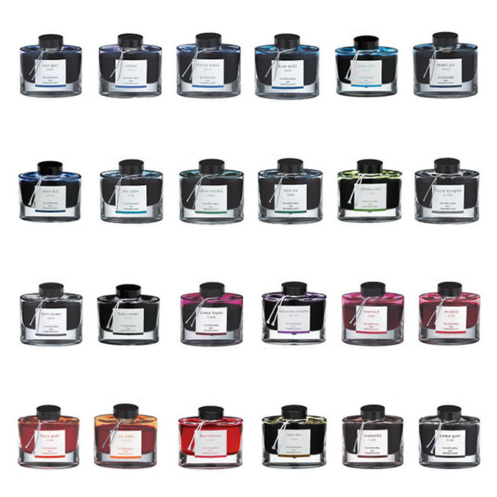 Pilot Iroshizuku Ink - 50 ml Bottle (Include 3 New Added 2025 Colours) - - Bottled Inks - Bunbougu