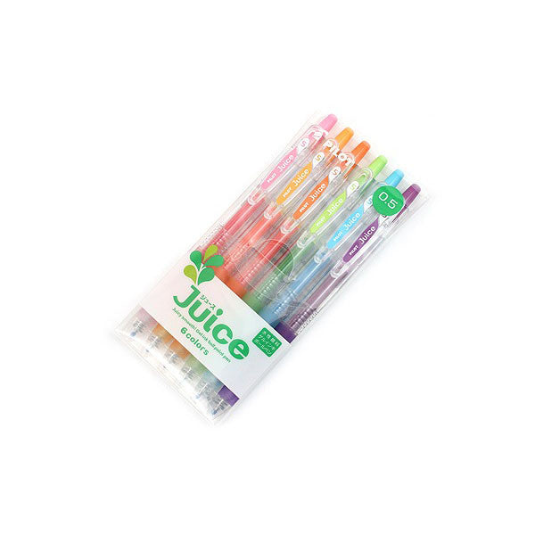 Pilot Juice Gel Pen  - 6 Colour Set - 0.5 mm -  - Gel Pens - Bunbougu