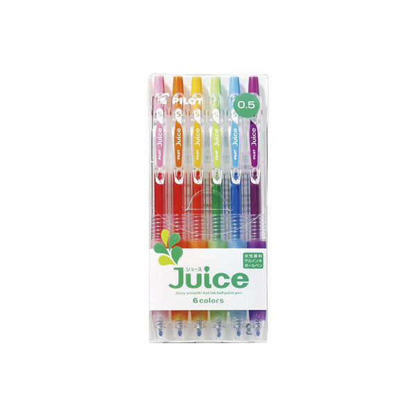 Pilot Juice Gel Pen  - 6 Colour Set - 0.5 mm -  - Gel Pens - Bunbougu