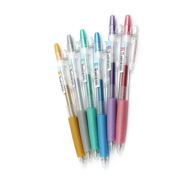 Pilot Juice Gel Pen - 6 Metallic Color Set - 0.5 mm -  - Gel Pens - Bunbougu