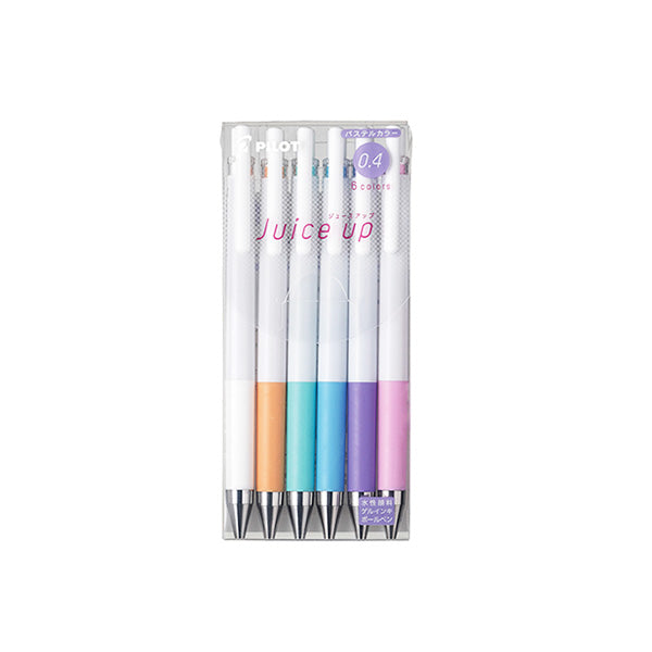 Pilot Juice Up Gel Pen - Pastel 6 Color Set - 0.4 mm -  - Gel Pens - Bunbougu