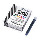 Pilot Parallel Pen Refill - 12 Colours - 12 Cartridges -  - Ink Cartridges - Bunbougu