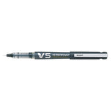 Pilot V5 Hi-Tecpoint Cartridge System Rollerball Pen - Refillable - 0.5 mm - Black - Rollerball Pens - Bunbougu