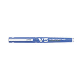 Pilot V5 Hi-Tecpoint Cartridge System Rollerball Pen - Refillable - 0.5 mm - Blue - Rollerball Pens - Bunbougu