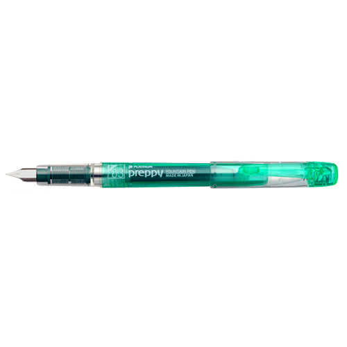 Platinum Preppy Fountain Pen - 03 Fine Nib - Green - Fountain Pens - Bunbougu