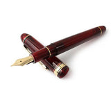Platinum 3776 Century Fountain Pen - Bourgogne Red - 14k Gold - Fine Nib - Fountain Pens - Bunbougu