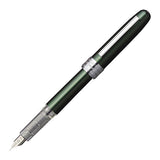 Platinum Plaisir Fountain Pen - Green - Fine Nib -  - Fountain Pens - Bunbougu