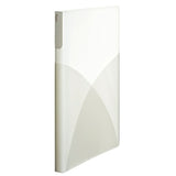 Plus Pasty Pastel Colour Clear Pocket Folder - 40 Pockets - A4 - Vanilla - Binders & Folders - Bunbougu