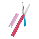 Plus Pen Style Compact Twiggy Scissors - Lunar Lavender X Pink -  - Scissors & Cutters - Bunbougu