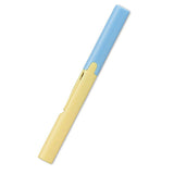 Plus Pen Style Compact Twiggy Scissors - Sky Blue X Yellow