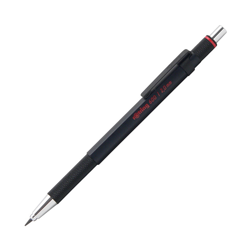 Rotring 600 Drop System Lead Holder  - Black - 2.0 mm -  - Mechanical Pencils - Bunbougu