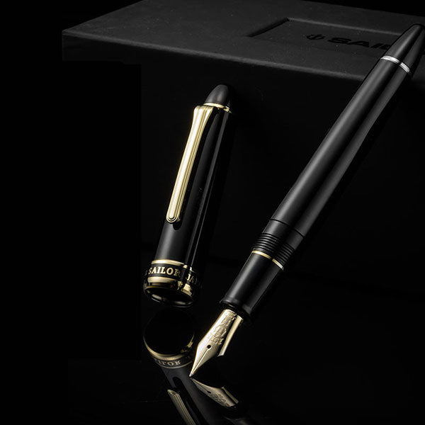 Sailor 1911 Large Naginata Togi Fountain Pen - 21k Gold - Medium Fine Nib (New Design) -  - Fountain Pens - Bunbougu