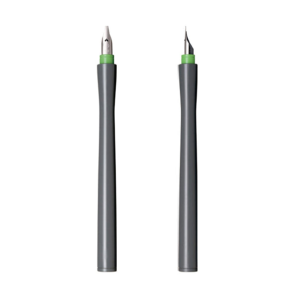 Sailor Hocoro Dip Pen - Grey Body - 2.0 mm Nib -  - Fountain Pens - Bunbougu