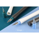 Sailor Hocoro Dip Pen - White Body - 2.0 mm Nib -  - Fountain Pens - Bunbougu